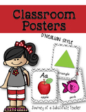 Classroom Posters {D'nealian}