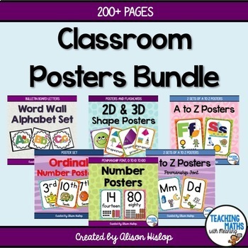 Preview of Classroom Posters Bundle