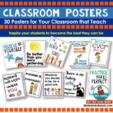 Classroom Posters | Classroom Decor | Inspiring Good Work Habits