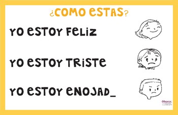 Classroom Posters: ¿Cómo estás? Emotions and Feelings Spanish Posters