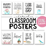 Classroom Posters - Fun Spring & Inspirational Quotes (Wat