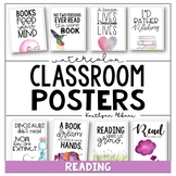 Classroom Posters - Inspirational Quotes - READING Edition