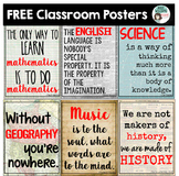 Classroom Posters - Math, Science, English, Geography & More