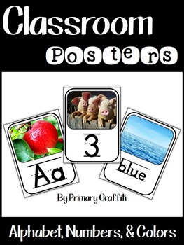 Preview of Classroom Posters {Real Photo Images}