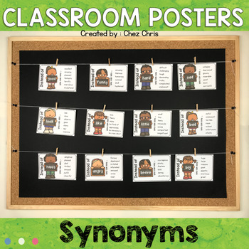 Preview of Classroom Posters - Synonyms