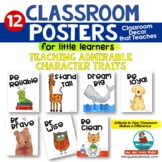 Classroom Posters | Teaching Character Traits | Classroom Decor