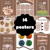 Elementary Classroom Posters - Woodland Theme