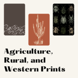 15 Classroom Posters and Decorative Prints: Rural, Farm An