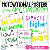 Classroom Posters Motivational for Back to School in Shipl