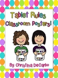 Free Classroom Posters for Tablet Rules