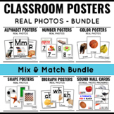 Classroom Posters Bundle with Real Photos