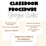 Classroom Procedure Slides