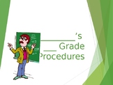 Classroom Procedures
