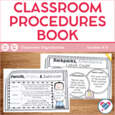 Classroom Procedures Book for Back to School EDITABLE