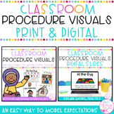 Classroom Procedures & Classroom Routines Visuals | Print 