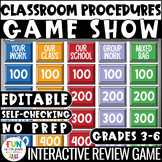 Classroom Procedures & Routines Game: Back to School Activ