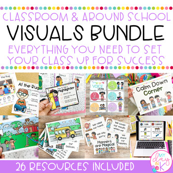 Preview of Classroom Procedures & Routines MEGA Bundle | Classroom Management Visuals