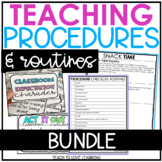 Classroom Procedures, Routines, and Expectations Bundle