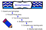 Classroom Procedures SmartBoard Slides