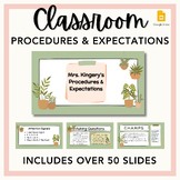 Classroom Procedures and Expectations Presentation Slides 