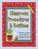 Classroom Procedures and Routines (Perfect for the beginni