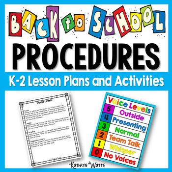 Preview of Classroom Procedures for Back to School