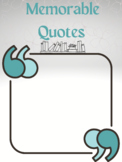Classroom Quote Wall Quote Poster Book Quotes Poster