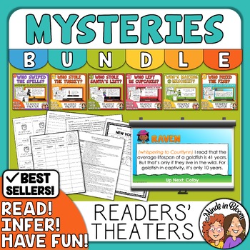 Preview of Reader Theater Solve a Mystery Holiday Activities Readers theatre Scripts Fun