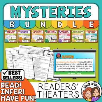 Preview of Reader Theater Solve a Mystery Holiday Activities Readers Theatre Scripts ELA