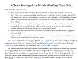 Classroom Reading "Why Dogs Chase Cats" featuring ASL & cl