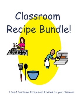 Preview of Classroom Recipes and Recipe Review Bundle