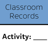 Classroom Records: Chromebook Deployment Sign-In Sheet