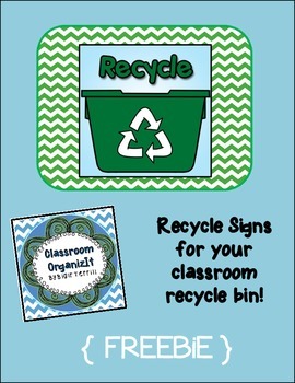 Preview of Classroom Recycle Signs