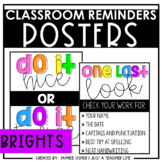 Classroom Reminders | Brights