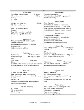 Preview of Classroom Restaurant Simulation - Nutrition Lessons Unit