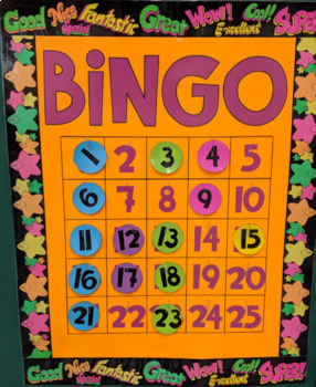 classroom reward bingo