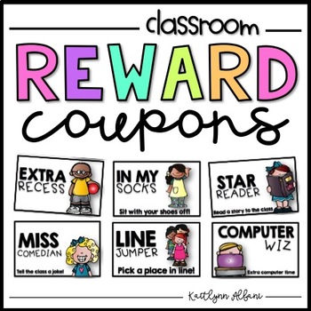 Preview of Classroom Reward Coupons
