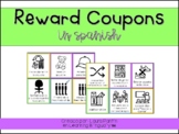 Classroom Reward Coupons in Spanish