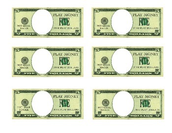 Money: Printable Dollar Bills - TeacherVision