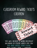Classroom Reward Tickets Chevron