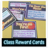 Classroom Rewards | Handwritten Notes Template | Space-Themed