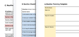 Classroom Routine Implementation Bundle - Editable