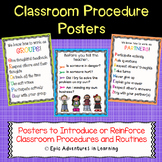 Classroom Routine Posters
