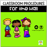 Classroom Routines and Procedures Examples hall
