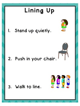 Classroom Routines and Procedures - Printable Posters for Classroom