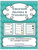 Classroom Routines and Procedures - Printable Posters for 
