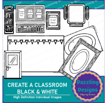 classroom clip art black and white rug