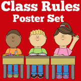 Classroom Class Rules | Posters Preschool Kindergarten 1st