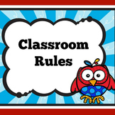 Class Classroom Rules Posters Preschool Kindergarten 1st 2