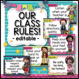 Classroom Rules (Happy and Bright Theme)